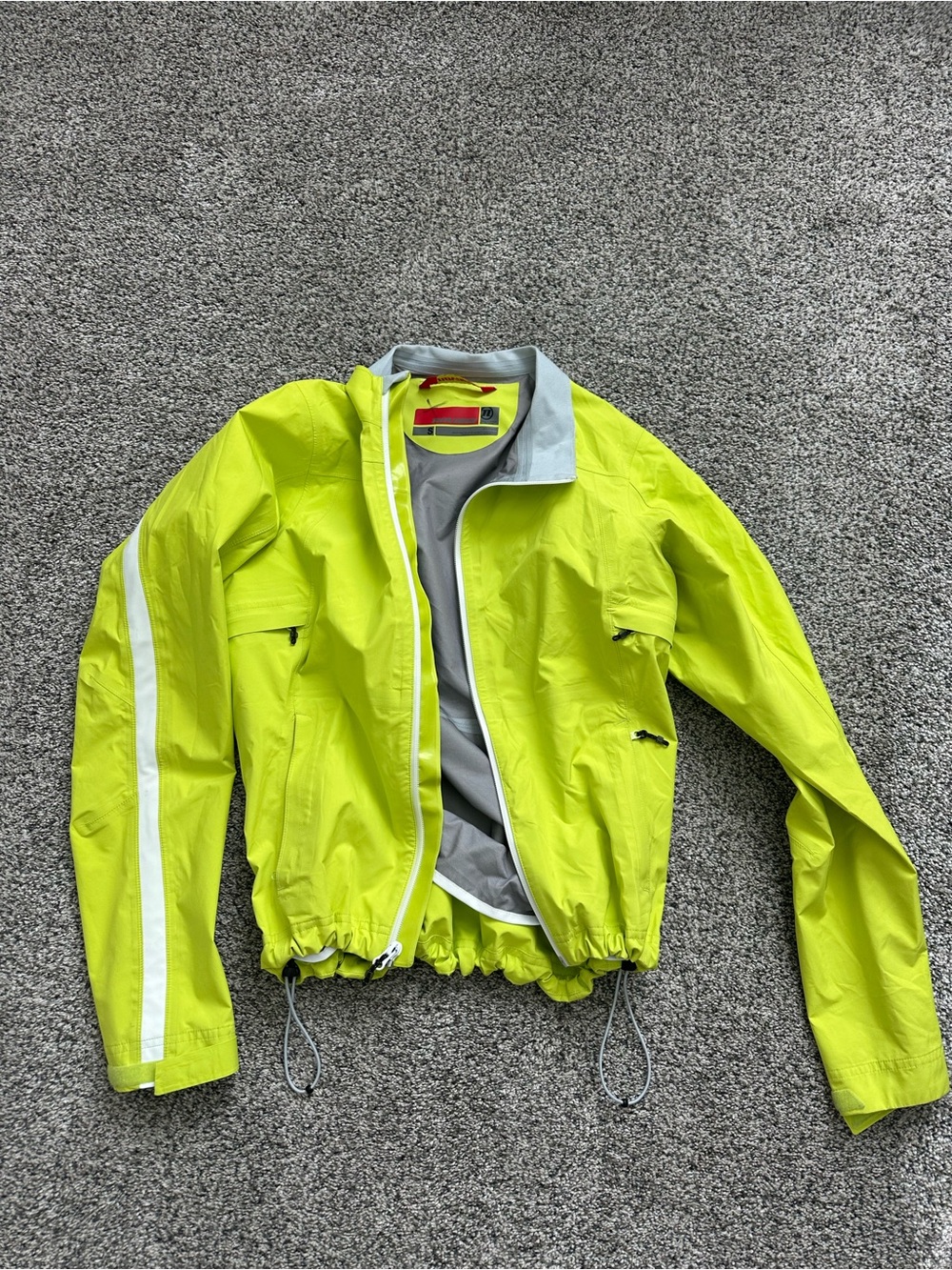 Novara High-Visibility Yellow Lightweight Windbreaker Jacket